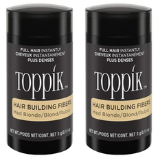 TOppiK 頂豐增髮纖維3g 快速豐盈髮量 自然遮蓋稀疏 打造自信髮型, 暗金色, 2件