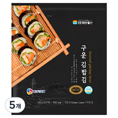 대한물산 구운 김밥김 50p, 120g, 5개
