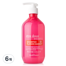 메디플라워 에트투스 플라워 마켓 샴푸, 6개, 500ml