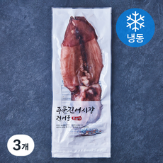 주문진어시장건어물 반건조 오징어 (냉동), 3개, 450g(4미)