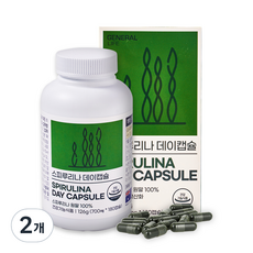 GENERAL LIFE 螺旋藻膠囊, 2罐, 126g