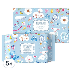 부케가르니 딥 퍼퓸 드라이시트 섬유유연제 베이비파우더 본품, 120개입, 5개