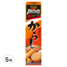 에스앤비 겨자, 5개, 43g
