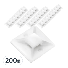 POLYWELL 寶利威爾 束帶固定座 背膠, PW15-T65-0183, 200個