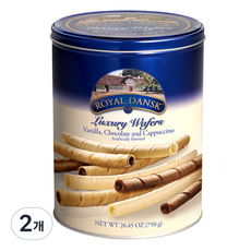 [쿠팡수입] 로얄단스크 럭셔리 3종 웨이퍼, 750g, 2개