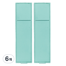 미소로운 다이어리 볼펜 홀더 L 18 x 4.5 x 0.5 cm, 에메랄드, 6개