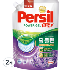 Persil 寶瀅 深層清潔Plus薰衣草香8種酵素滾筒用液體洗衣精補充包, 1.5L, 2個