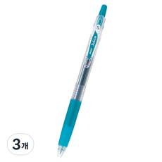 파이롯트 중성펜 쥬스 0.5mm, 터콰이즈그린, 3개