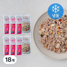 라이틀리 닭가슴살 곤약 볶음밥 (냉동), 200g, 18개