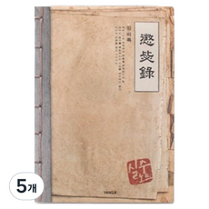 양지다이어리 징비록32 실수노트, 5개