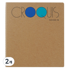 Maruman 速寫本 白色 52.3g 100張 GIMSQ, 176 x 155 mm, 2個