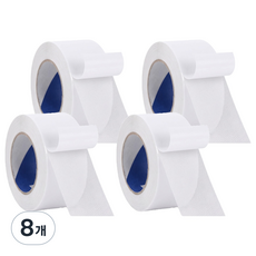 Weltium 無痕超強力透明雙面膠帶 3cm x 5m, 白色, 8個