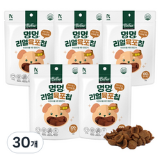 베푸 아크펫푸드 멍멍 리얼 육포칩, 30개, 50g, 황태맛