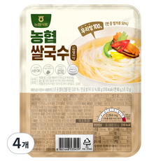 농협 우리쌀국수 시원멸치맛, 92g, 4개