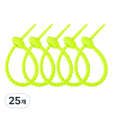 環形束線帶 150mm, 螢光黃, 25個