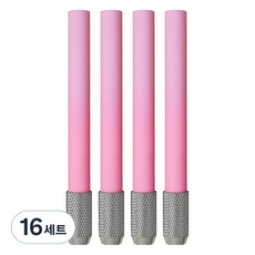 미소로운 연필 홀더 세트 A타입, 16세트, 핑크