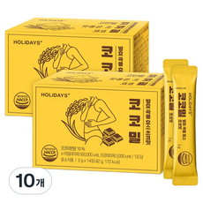 홀리데이즈 코코밀 발효 곡물 효소 초코맛 14p, 42g, 10개