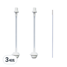 메똔느 바나다 추빨대 260ml용 2p + 세척솔, 3세트