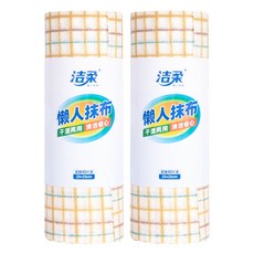 中國 潔柔 格子懶人抹布 S01, 2個, 40片