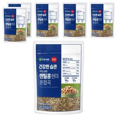 햇반 두보식품 렌틸콩 현미 혼합잡곡, 500g, 6개