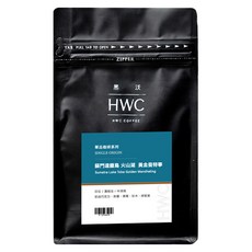 HWC 黑沃咖啡 蘇門達臘島/火山湖黃金曼特寧 1/2磅咖啡豆, 1包, 227g, 咖啡豆(無研磨)