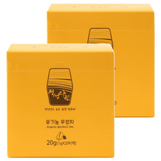 정성다린 유기농 우엉차 티백 20g, 1g, 20개입, 2개