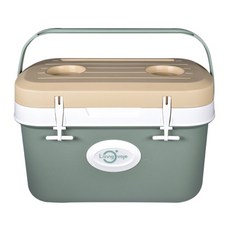 Living voje 桌上型碉堡冰桶, 綠色+米色, 25L