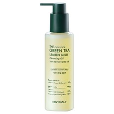 TONYMOLY The Chok Chok 綠茶檸檬溫和卸妝油 200ml 敏感肌適用 含有天然油複合成分, 1瓶