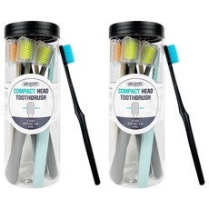 DENTI BUONGIORNO 小型刷頭牙刷, 8入, 2個