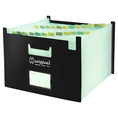 DaTaBanK 三田文具 24層站立式風琴夾 OT-A424 A4, 黑色, 1本