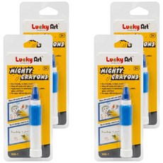 Lucky Art 蜡藝 白板筆 WB-1, 藍色, 4支