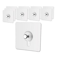 Ocool 免鑽孔防水相框掛勾 無痕掛勾 6 x 6 x 8mm, 10個, 單一顏色