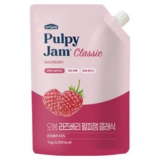 ovum 經典覆盆子果肉果醬, 1kg, 1個