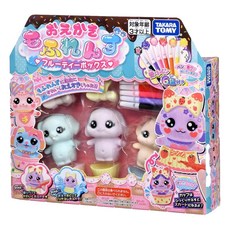 畫畫毛絨好朋友, 1組, 甜蜜變裝派對組