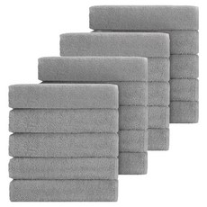 하비티 건조가 빠른 데일리 수건 150g 30수 면사, 그레이, 20개