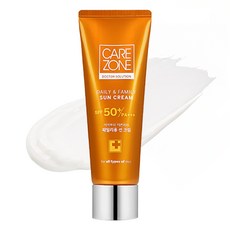 케어존 데일리 앤 패밀리 선 케어 크림 SPF50+ PA+++, 80ml, 1개