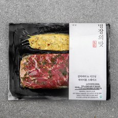 명장의 맛 갈릭버터 시즈닝 척아이롤 스테이크 (냉장), 250g, 1팩