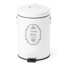 Osyeonwellribing 經典踏式垃圾桶, 白色