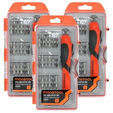 MONXTOOL 3V精密電動螺絲起子+螺絲起子頭 18入, 3組