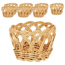 house recipe. PP藤編小物籃, 米色, 8個