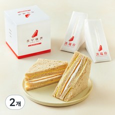 홍루이젠 호밀빵햄치즈 4개입, 296g, 2개