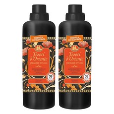 TESORI D'ORIENTE AMM. JAPANESE AROMATIC 日本儀式 柔軟精 黑瓶 產地義大利, 760ml, 2瓶