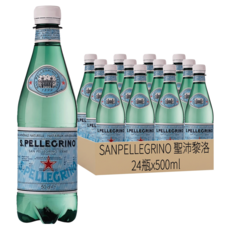 SANPELLEGRINO 聖沛黎洛 天然氣泡礦泉水, 500ml, 24瓶