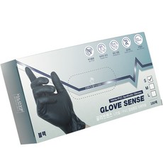 GLOVES SENSE 丁腈PVC合成手套, 100入, 1個