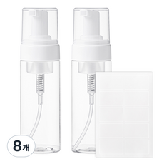 comet 泡泡慕斯容器 150ml, 透明, 8個