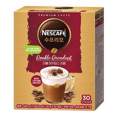 NESCAFE 雀巢咖啡 Double Decadent即溶咖啡粉隨身包, 20g, 30條, 1盒