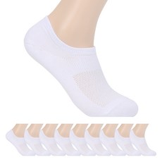 Sockpiens 男士人體工學素色腳背網眼踝襪 10雙