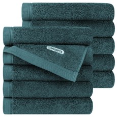 Songwol 松月 Comfort Ground 飯店毛巾 200g 40支精梳棉, 10個, 綠色