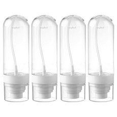 anplant 倒立超細微霧噴霧瓶 50ml, 4個, 白色
