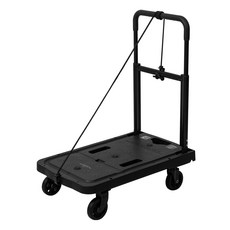 ROTI Easy Folding 折疊式手推車 一般型 + 固定繩套組, 1套, 黑色